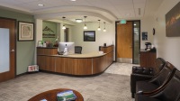 Interior, reception of dental office