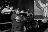 Portrait of truck driver