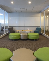 Office seating area, interior