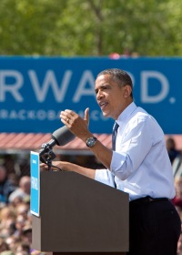 President Obama speaks in Golden, CO