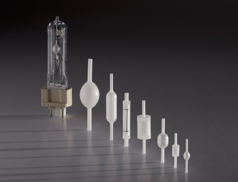 Ceramic and metallic lighting product