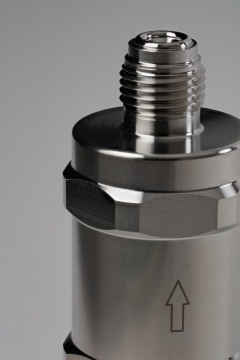 Macro studio image of metal product