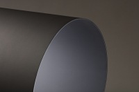 Studio image of metallic cylinder