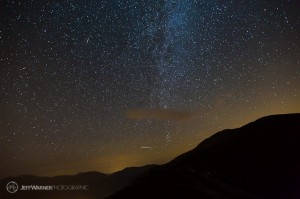 8/12/12: ISS and Perseid Meteor* over Loveland Pass