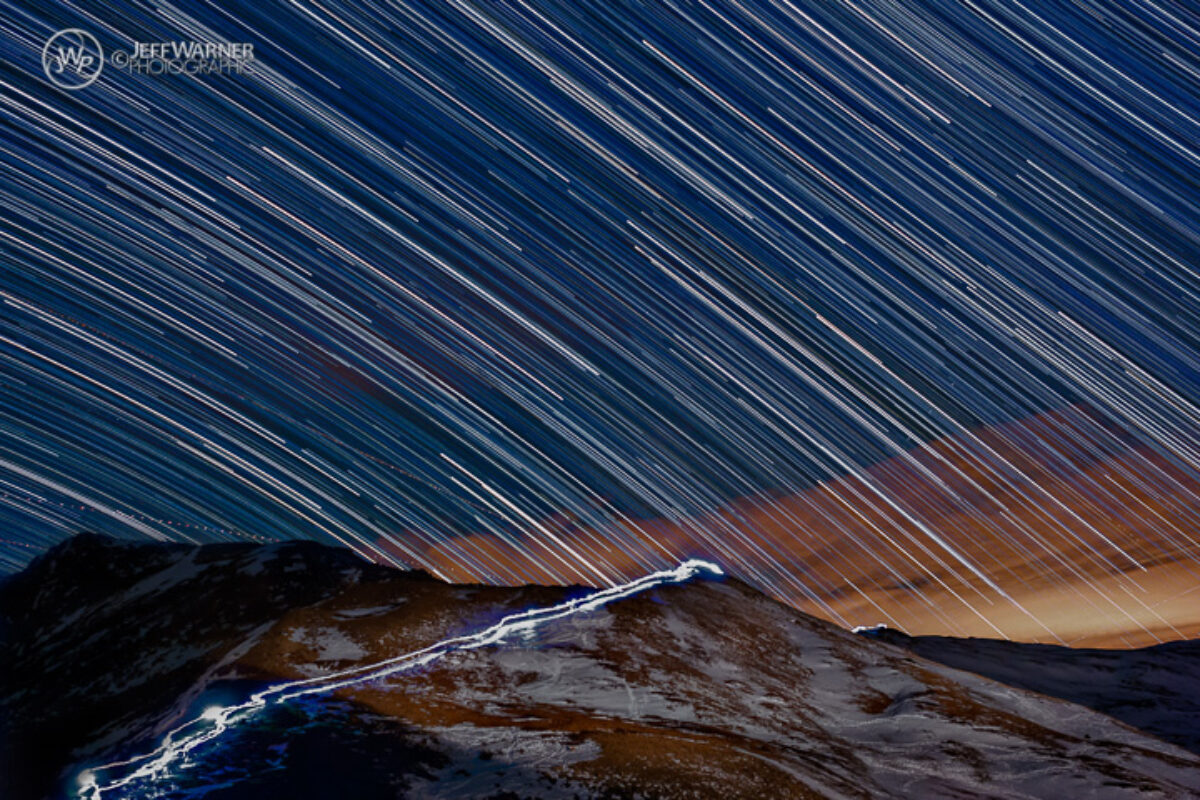 10/11/13: ‘Milky Way + Hikers’ Star Trail Composite