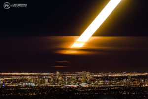 11/14/16: SuperMoon Rises over Downtown Denver