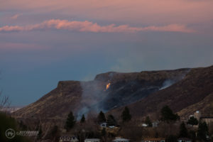 3/9/17: Fire on South Table Mountain, Golden, CO