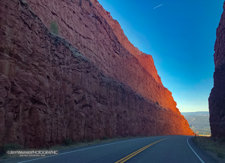 comb ridge roadcut