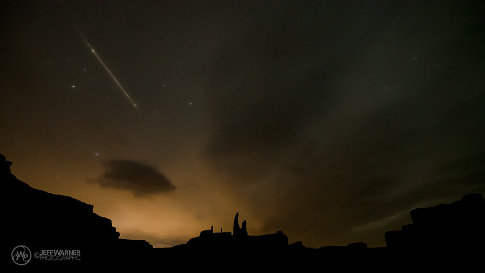 Meteor over Moses & Zeus