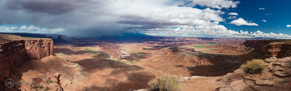 Buck Canyon Overlook of White Rim, UT