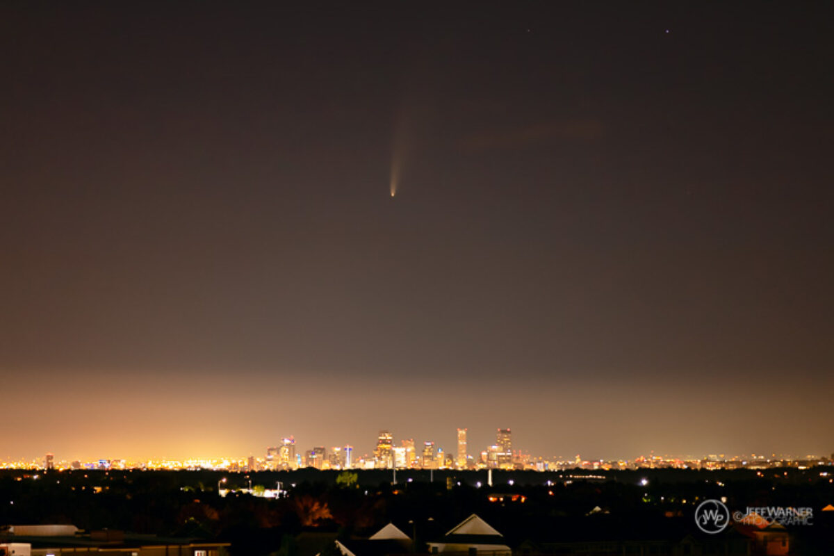 7/8/20: Comet C/2020 F3 NEOWISE over Denver, CO